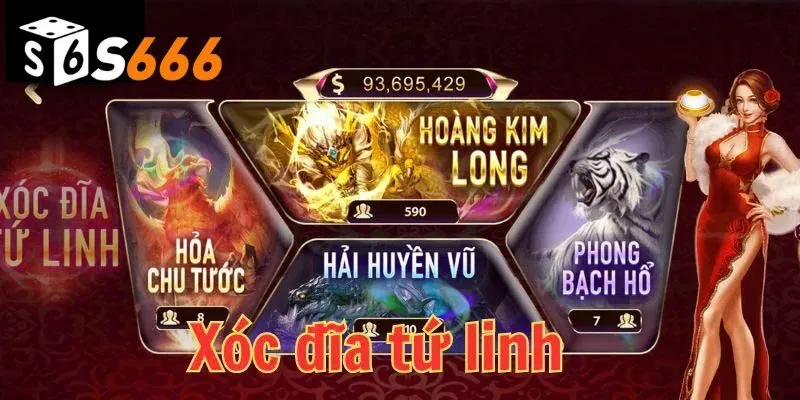 Xóc đĩa tứ linh là gì?